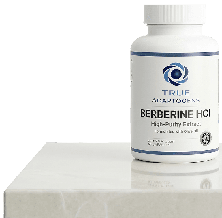 Berberine HCl supplement bottle